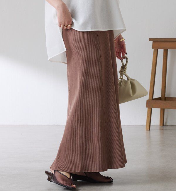  「【接触冷感】ドライコットンマーメイドスカート」|スカート|