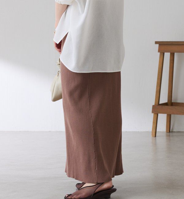  「【接触冷感】ドライコットンマーメイドスカート」|スカート|