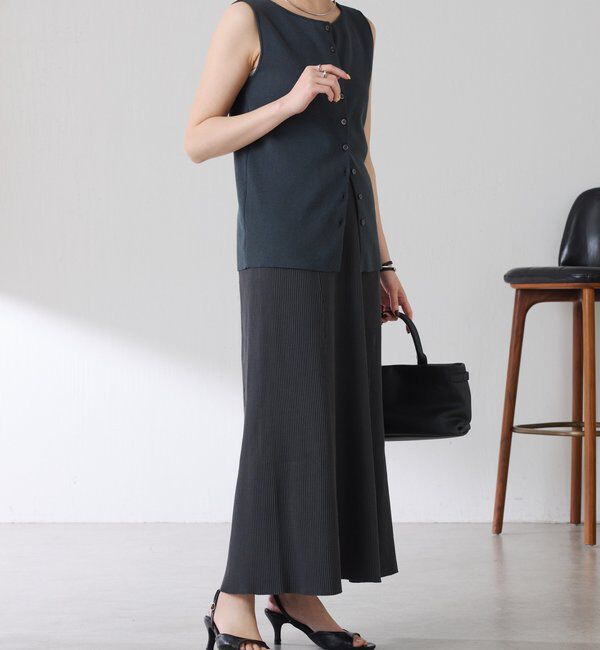  「【接触冷感】ドライコットンマーメイドスカート」|スカート|