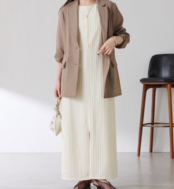  「フリンジラインワンピース」|ワンピース|