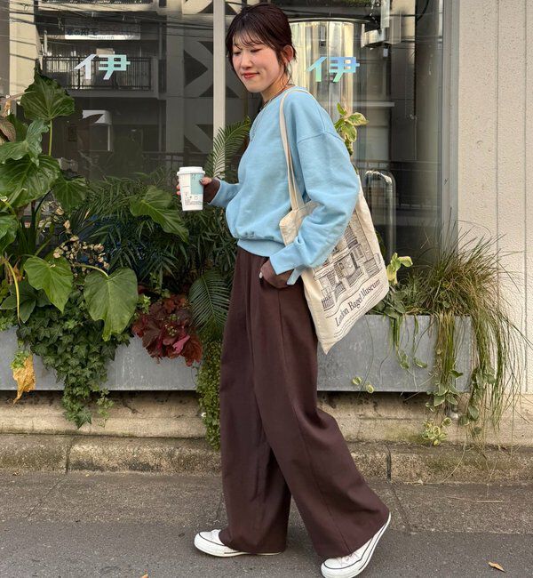  「【インフルエンサー@asamin企画】レイヤード風スウェット」|Tシャツ・カットソー|