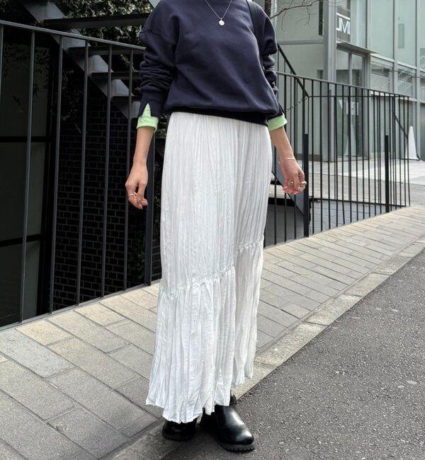  「【インフルエンサー@asamin企画】レイヤード風スウェット」|Tシャツ・カットソー|