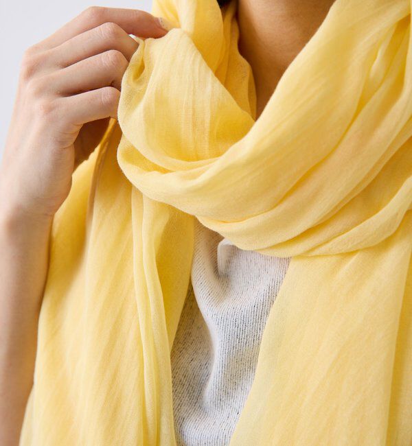  「【PAPILLONNER/パピヨネ】コットンカラーストール」|マフラー|