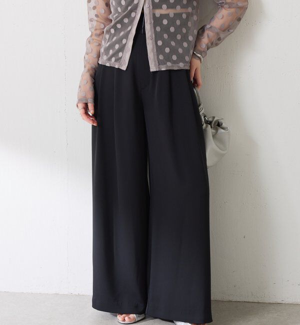  「《再入荷決定！SNSで人気》【Nuel/ヌエル】 2WAYハイウエストパンツ」|チノ|