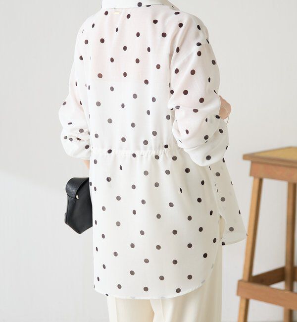  「メッシュドロストシャツ/シアー」|シャツ・ブラウス|