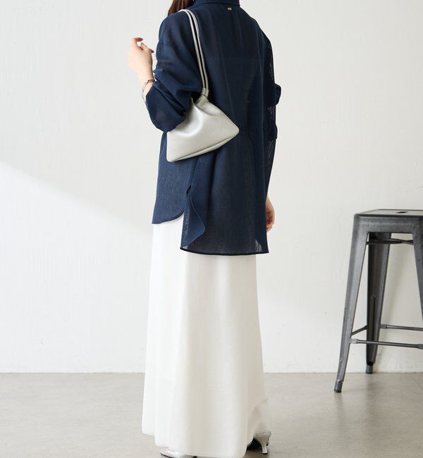  「メッシュドロストシャツ/シアー」|シャツ・ブラウス|