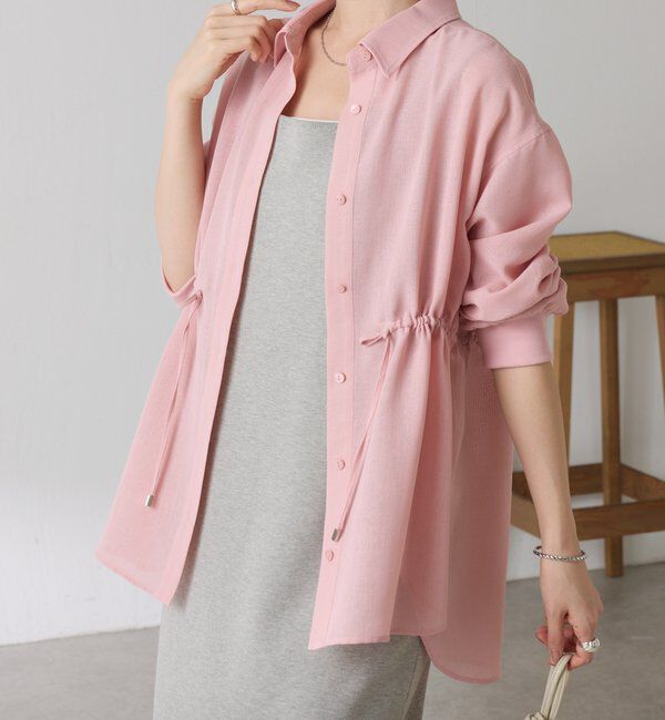  「メッシュドロストシャツ/シアー」|シャツ・ブラウス|