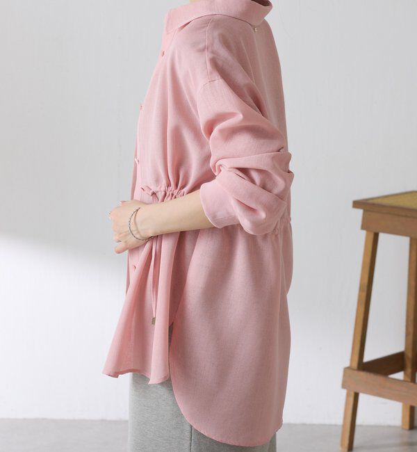  「メッシュドロストシャツ/シアー」|シャツ・ブラウス|