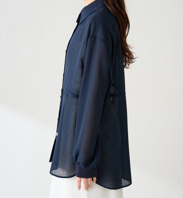  「メッシュドロストシャツ/シアー」|シャツ・ブラウス|