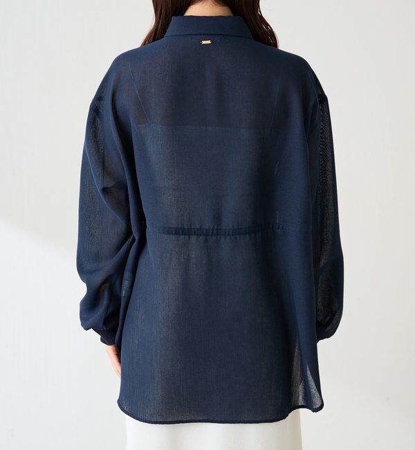  「メッシュドロストシャツ/シアー」|シャツ・ブラウス|