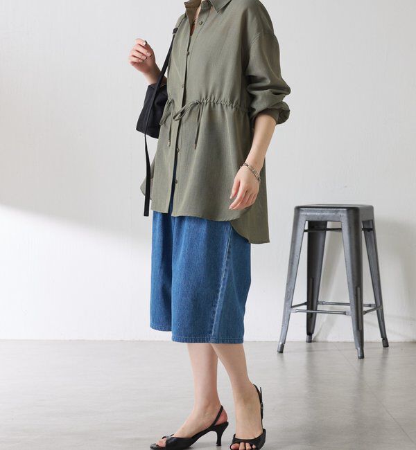 「メッシュドロストシャツ/シアー」|シャツ・ブラウス|