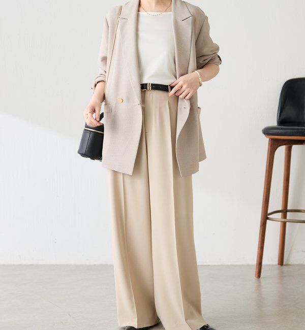  「ストレッチサテンTシャツ」|Tシャツ・カットソー|