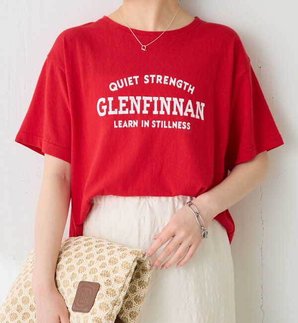  「カレッジ風ロゴTシャツ」|Tシャツ・カットソー|