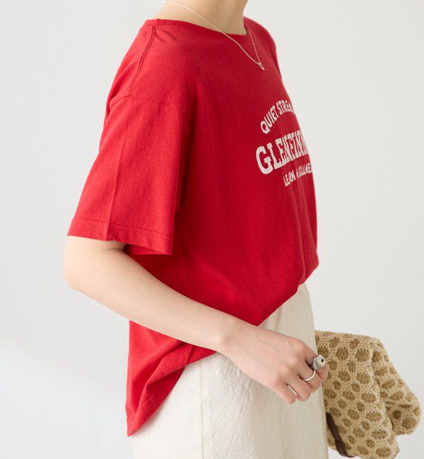  「カレッジ風ロゴTシャツ」|Tシャツ・カットソー|