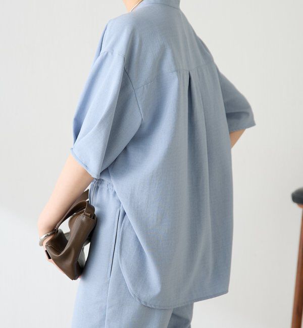  「【コーデが決まる】 スキッパーシャツセットアップ」|ワンピース|