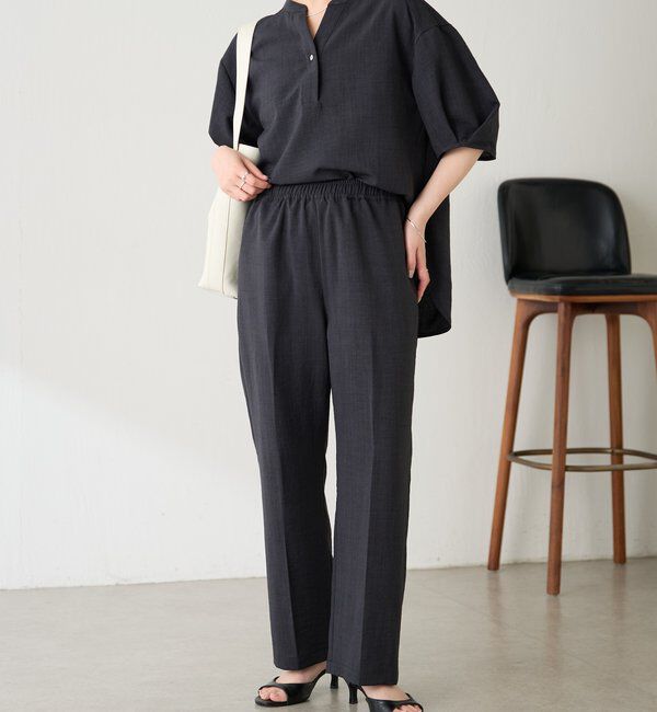  「【コーデが決まる】 スキッパーシャツセットアップ」|ワンピース|