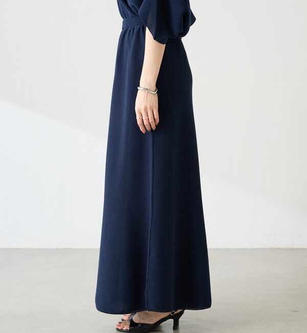  「ニットロングスカート」|スカート|