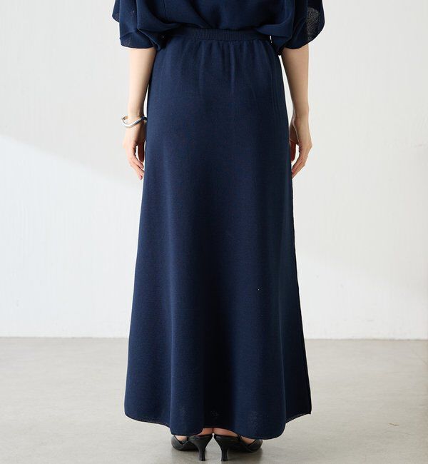  「ニットロングスカート」|スカート|