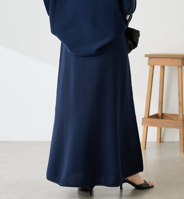  「ニットロングスカート」|スカート|