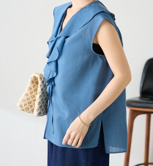  「ラッフルフレンチブラウス」|シャツ・ブラウス|