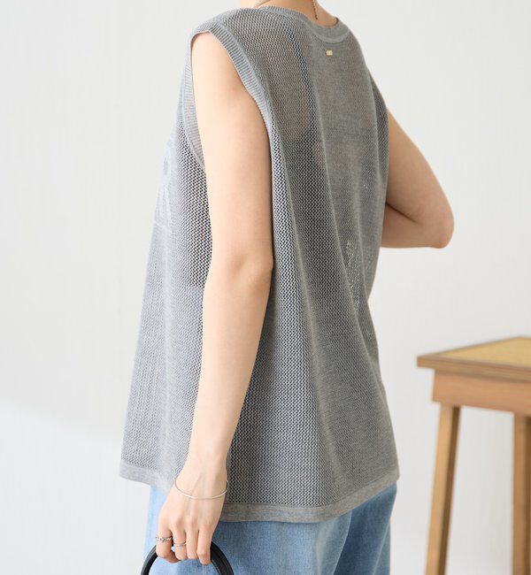  「メッシュロゴフレンチニット」|ニット・セーター|