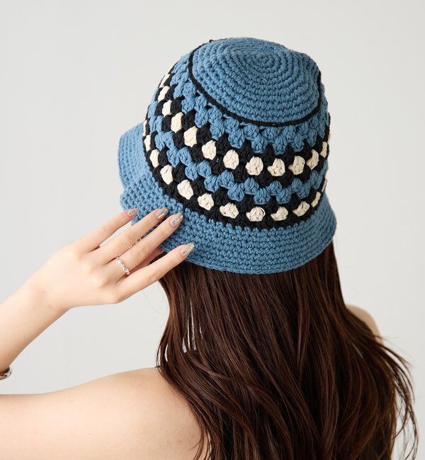  「【PAPILLONNER/パピヨネ】コットンクロシェハット」|ハット|