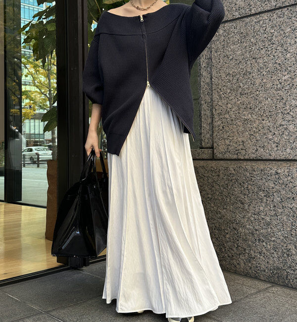  「パネルプリーツスカート」|スカート|