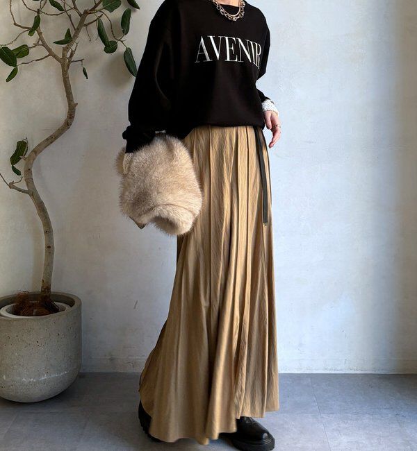  「パネルプリーツスカート」|スカート|