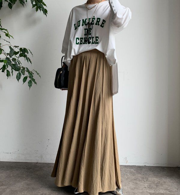  「パネルプリーツスカート」|スカート|