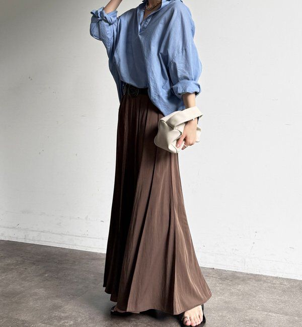  「パネルプリーツスカート」|スカート|