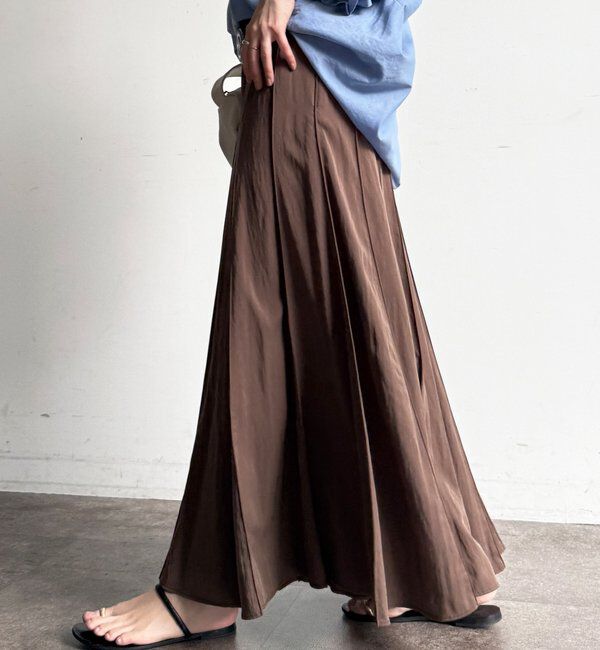  「パネルプリーツスカート」|スカート|