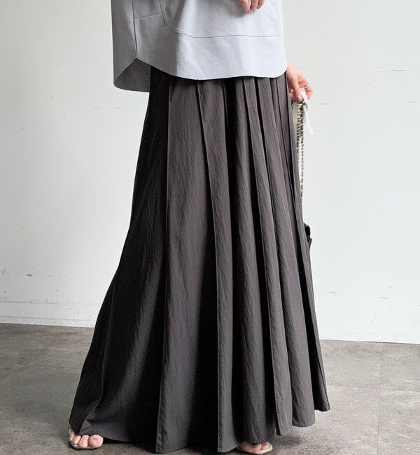  「パネルプリーツスカート」|スカート|