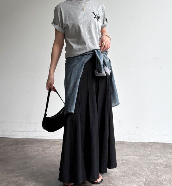  「パネルプリーツスカート」|スカート|