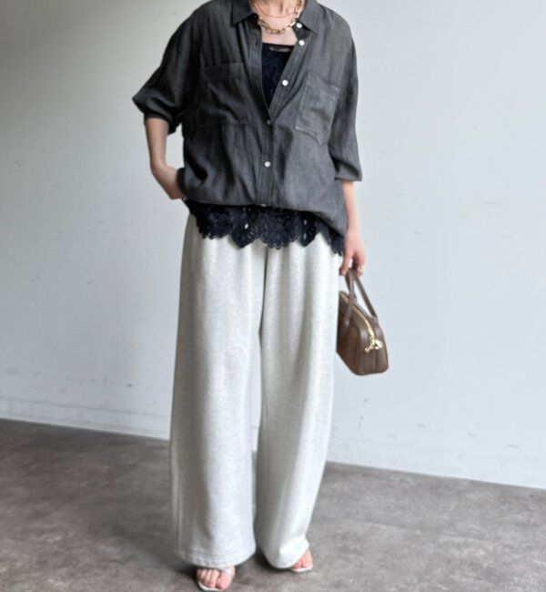  「【新色追加】スカラレースキャミ」|シャツ・ブラウス|