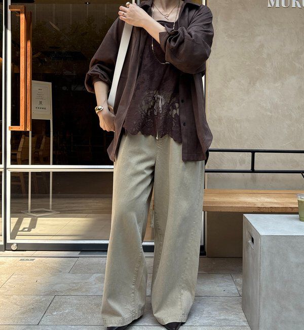  「【新色追加】スカラレースキャミ」|シャツ・ブラウス|