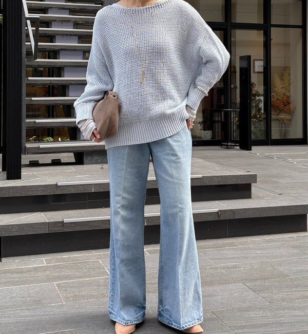  「ルーズフレアデニム」|デニム|