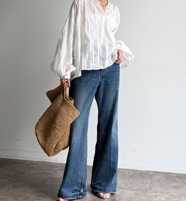  「ルーズフレアデニム」|デニム|