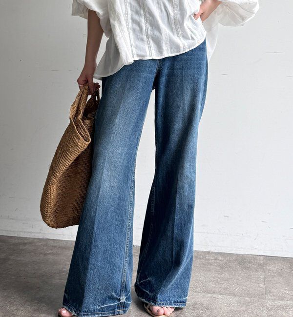  「ルーズフレアデニム」|デニム|