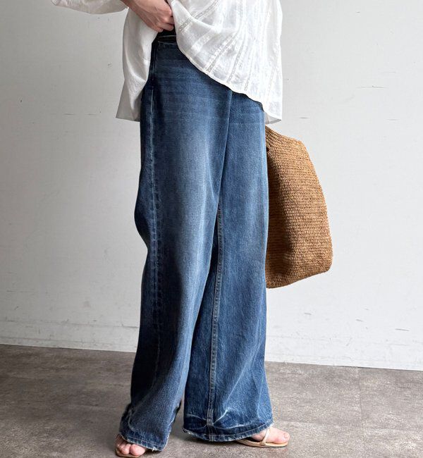  「ルーズフレアデニム」|デニム|