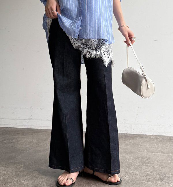  「ルーズフレアデニム」|デニム|