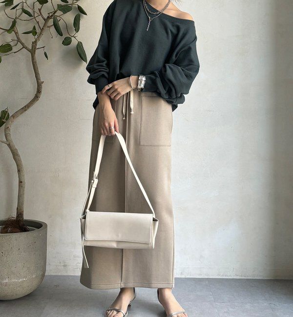  「コットンダンボールタイトスカート」|スカート|