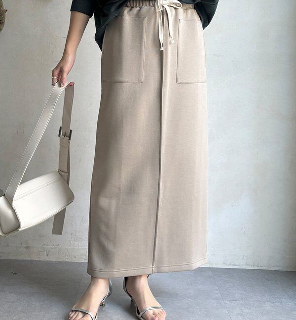  「コットンダンボールタイトスカート」|スカート|
