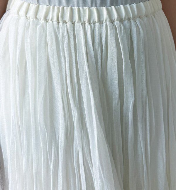  「ランダムプリーツボリュームスカート」|スカート|