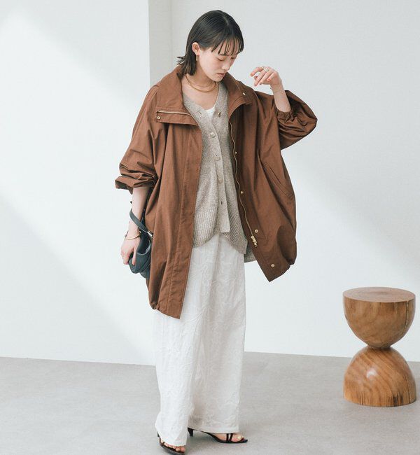  「【花粉ガード・撥水加工・UVカット機能】ドルマンフーディライトコート」|その他|