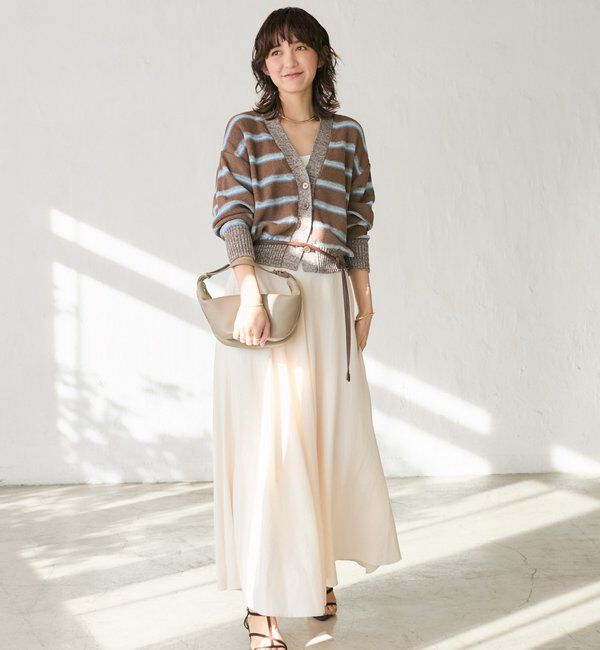 「【存在感抜群】マルチボーダーカーデ」|カーディガン|