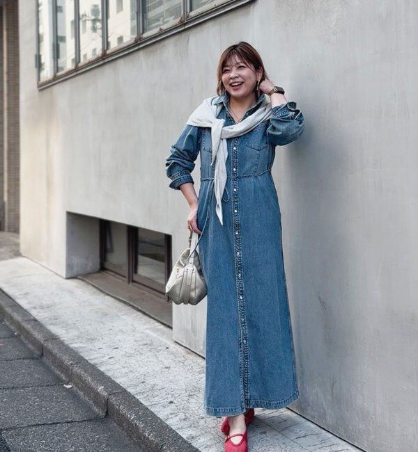  「よっし～&times;A・MONN/デニムシャツマルチワンピース」|ワンピース|