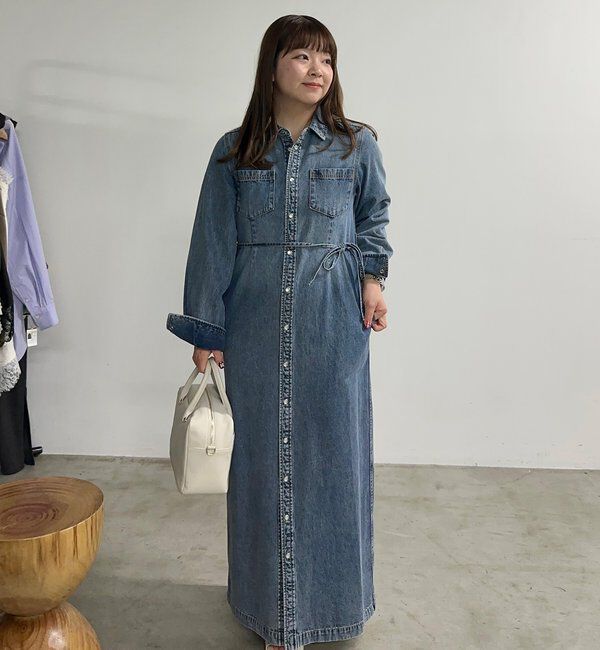  「よっし～&times;A・MONN/デニムシャツマルチワンピース」|ワンピース|