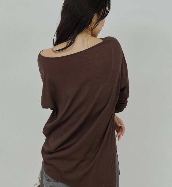  「【La nature linge】オーバーシアーロンT」|Tシャツ・カットソー|