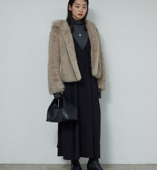  「エコファーフーディーブルゾン」|ブルゾン・スタジャン|