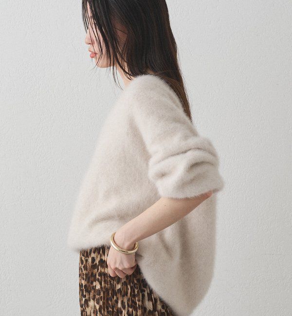  「FURカシミヤVニット」|ニット・セーター|